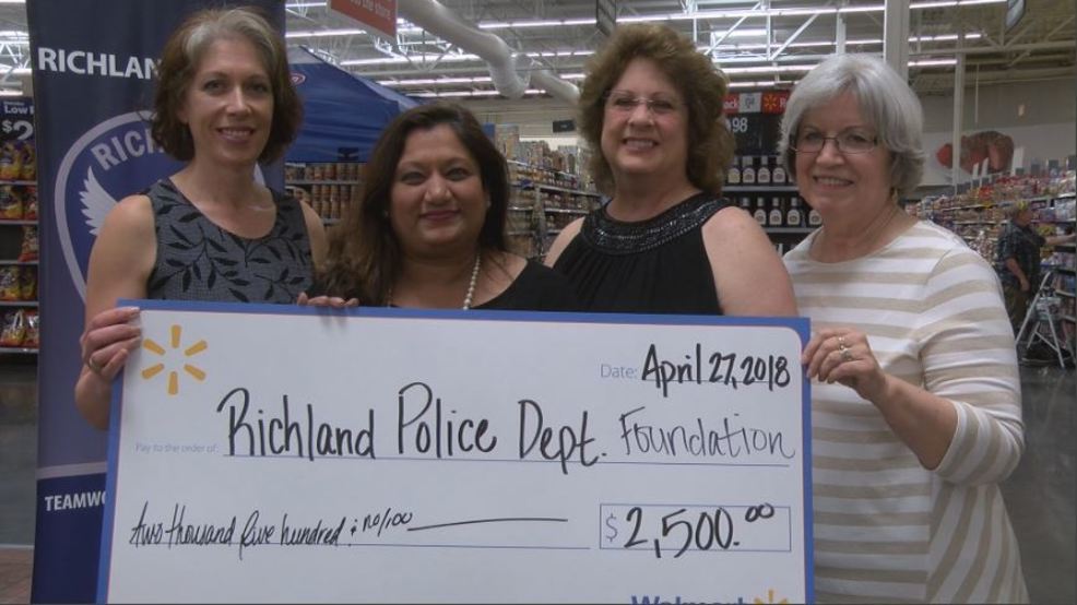 Walmart and its foundation donated $2,500 in grants